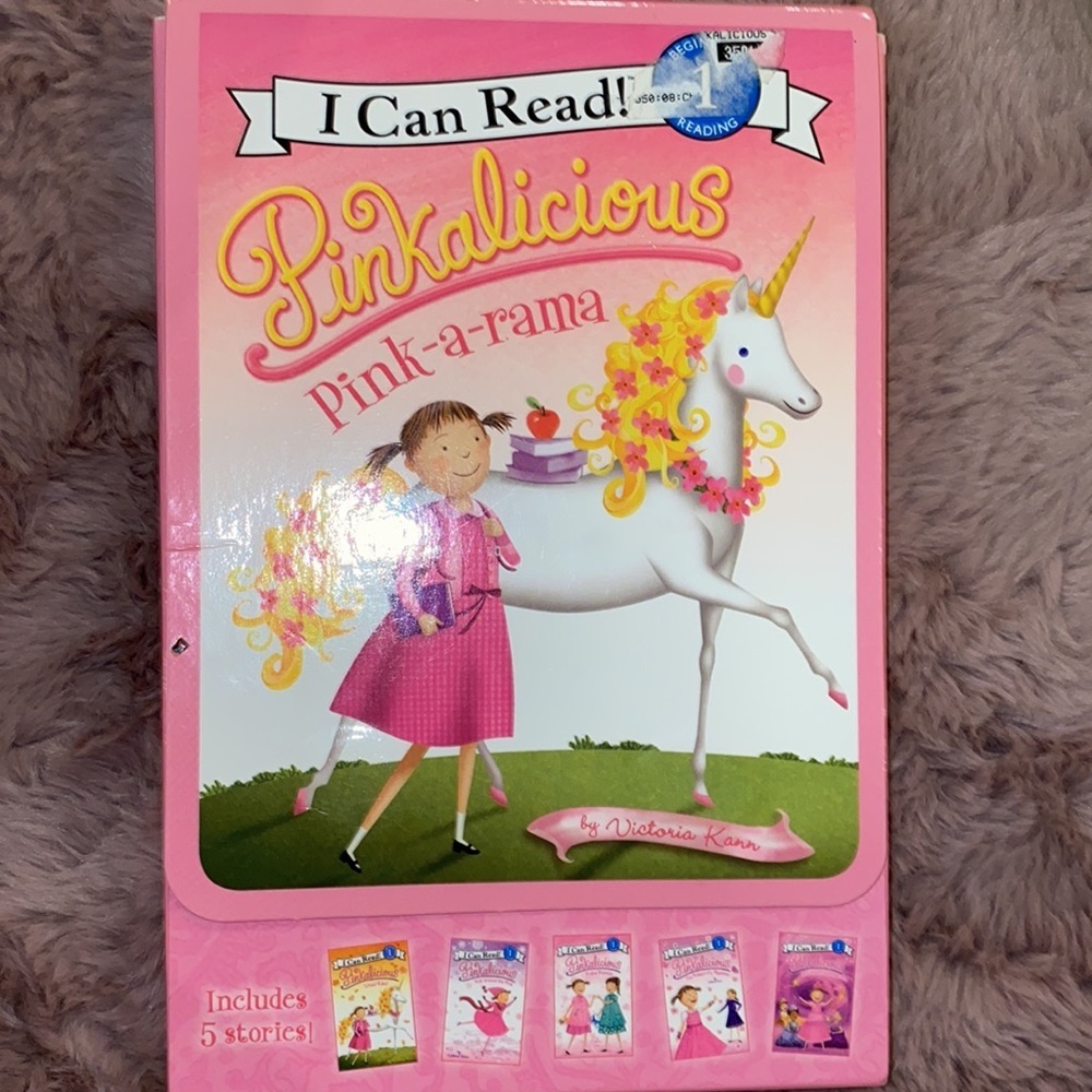 Pinkalicious Pink-a-Rama set of 5 Beginning 1 Reading girls books new readers​​